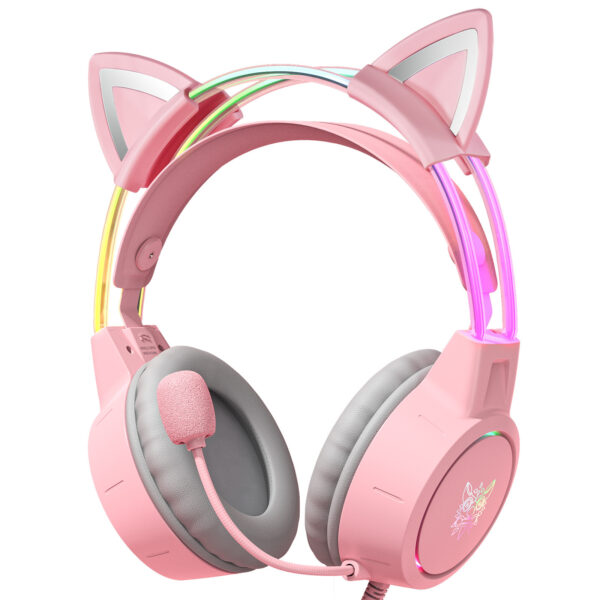 Headset Fashion Light-emitting Wired Gaming Headset - Image 4