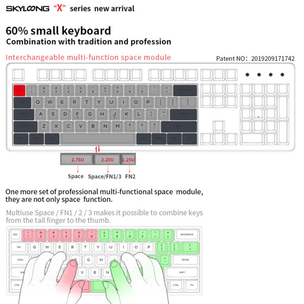 Dual mode mechanical keyboard Kit - Image 2