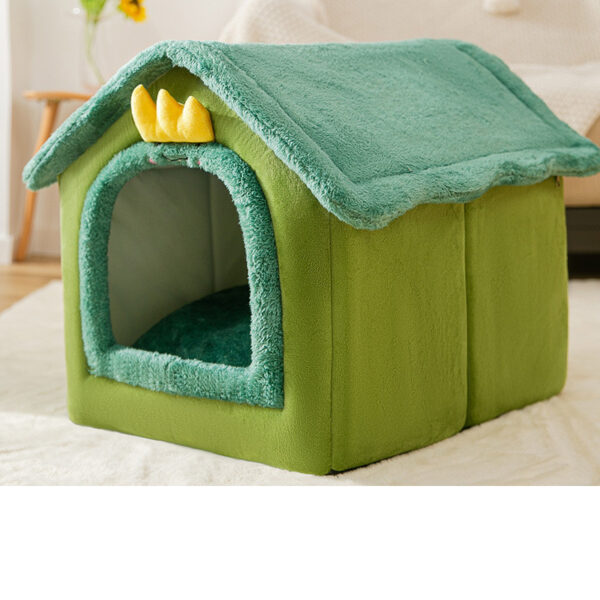 Foldable Dog House Pet Cat Bed Winter Dog Villa Sleep Kennel Removable Nest Warm Enclosed Cave Sofa Pets Supplies - Image 9