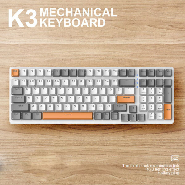 Plastic Mechanical Keyboard For Computer - Image 2