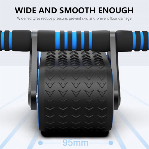 Double Wheel Abdominal Exerciser Women Men Automatic Rebound Ab Wheel Roller Waist Trainer Gym Sports Home Exercise Devices - Image 5