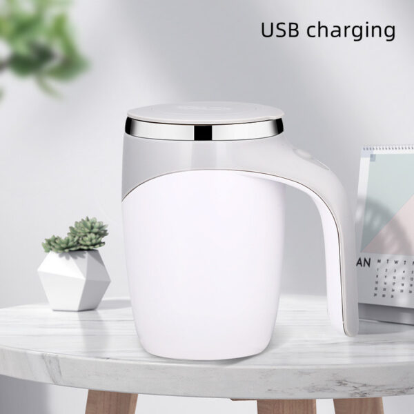 Rechargeable Model Automatic Stirring Cup Coffee Cup High Value Electric Stirring Cup Lazy Milkshake Rotating Magnetic Water Cup - Image 3