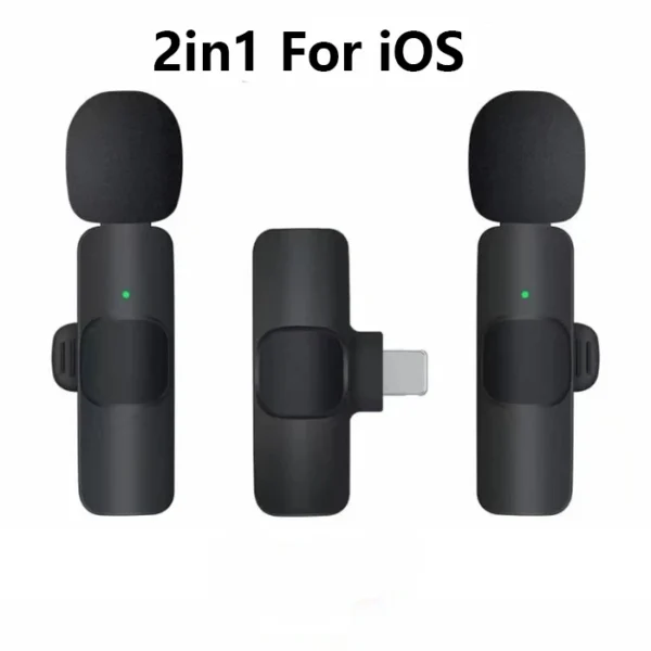 Wireless Lavalier Microphone Portable Audio Video Recording Mini Mic For iPhone Android Long battery life Live Broadcast Gaming - Image 7