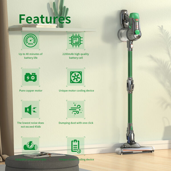 Handheld Wireless Vaccum Cleaner With Foldable Tube - Image 5