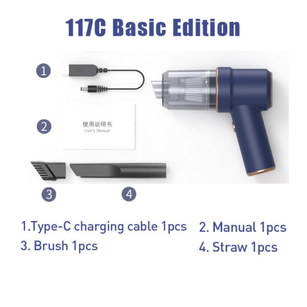 Home Car Handheld Wireless Charging Vacuum Cleaner - Image 5