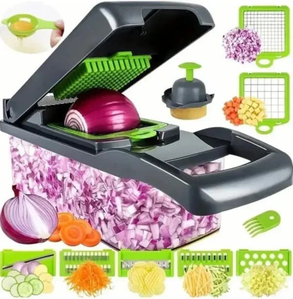 14/16 in 1 Multifunctional Vegetable Chopper Handle Food Grate Food Chopper Vegetable Slicer Dicer Cut Kitchen Items cocina - Image 8