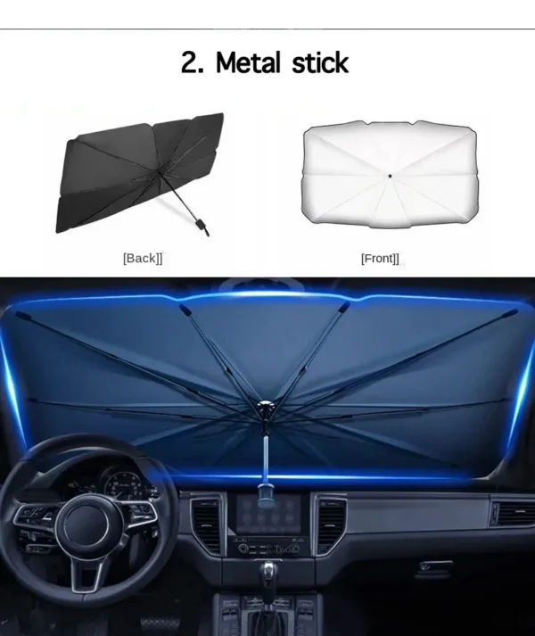 Car Windshield Sun Shade Umbrella Foldable Sunshade Front Window Cover for UV Ray Block Heat Protection Protector Parasol - Image 17