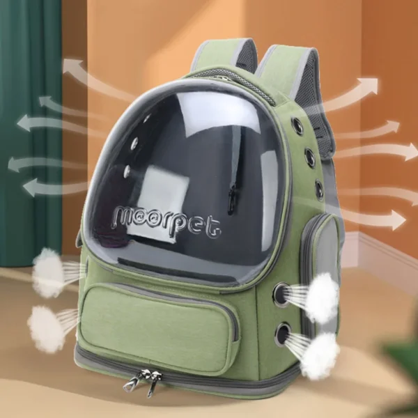 Transparent Pet Cat Carrier Bag Outdoor Travel Backpack for Cats Small Dogs Breathable Cat Carrying Bag Pet Supplies - Image 3